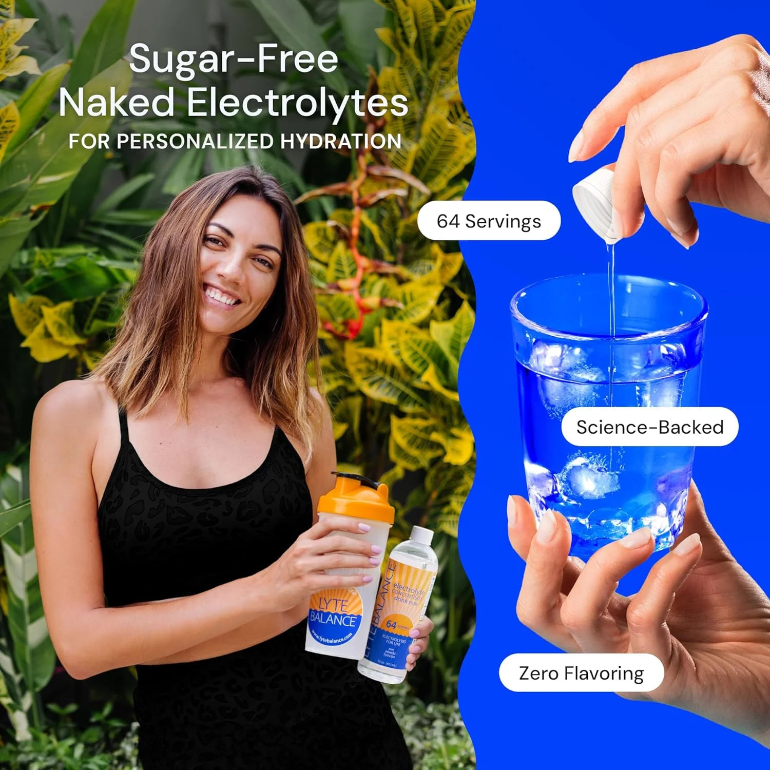 محلول الکترولیت متعادل کننده لایت - 64 سروینگ. حداکثر الکترولیت در هر سروینگ. بدون هیچ افزودنی. 3 برابر پتاسیم + منیزیم و سدیم. آبرسانی شخصی سازی شده برای هر بدن. محلول الکترولیت متعادل کننده لایت - 64 سروینگ. حداکثر الکترولیت در هر سروینگ. بدون هیچ افزودنی. 3 برابر پتاسیم + منیزیم و سدیم. آبرسانی شخصی سازی شده برای هر بدن.