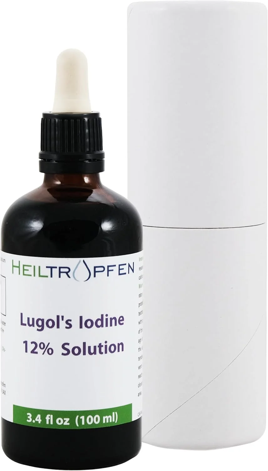 محلول لوگول ید 12% 100 میلی لیتر | 12% ید و 24% یدید پتاسیم | قطره | Heiltropfen®