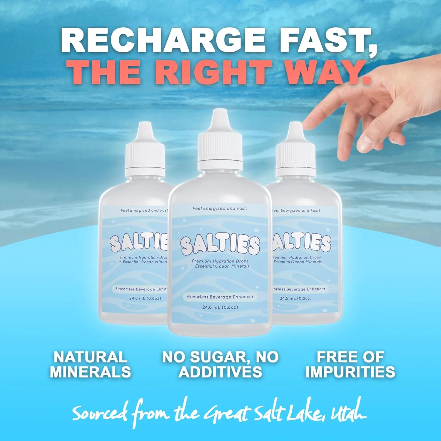 قطره های الکترولیت | قطره های الکترولیت بدون طعم | قطره های مواد معدنی کمیاب با منیزیم، پتاسیم و سدیم | بدون شکر | ساخت یوتا، ایالات متحده قطره های الکترولیت | قطره های الکترولیت بدون طعم | قطره های مواد معدنی کمیاب با منیزیم، پتاسیم و سدیم | بدون شکر | ساخت یوتا، ایالات متحده