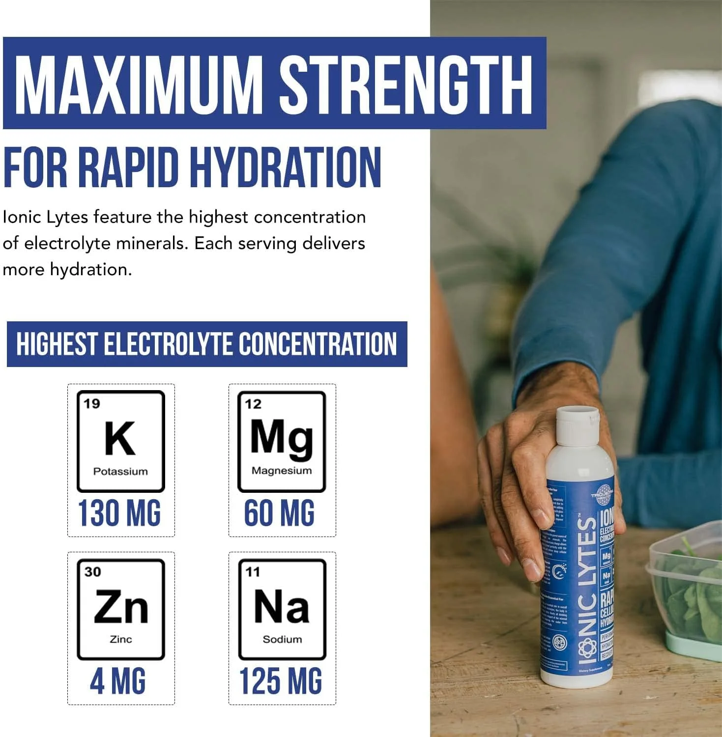 محلول الکترولیت یونی (96 سروینگ) | بدون شکر، قطره های الکترولیت کتو، الکترولیت های یونی کاملا خالص شده برای آبرسانی سریع | 30% پتاسیم، منیزیم و روی بیشتر (240 میلی لیتر) محلول الکترولیت یونی (96 سروینگ) | بدون شکر، قطره های الکترولیت کتو، الکترولیت های یونی کاملا خالص شده برای آبرسانی سریع | 30% پتاسیم، منیزیم و روی بیشتر (240 میلی لیتر)
