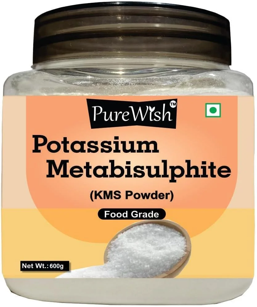 متابی‌سولفیت پتاسیم | پودر KMS | نگهدارنده مواد غذایی، (600 گرم)