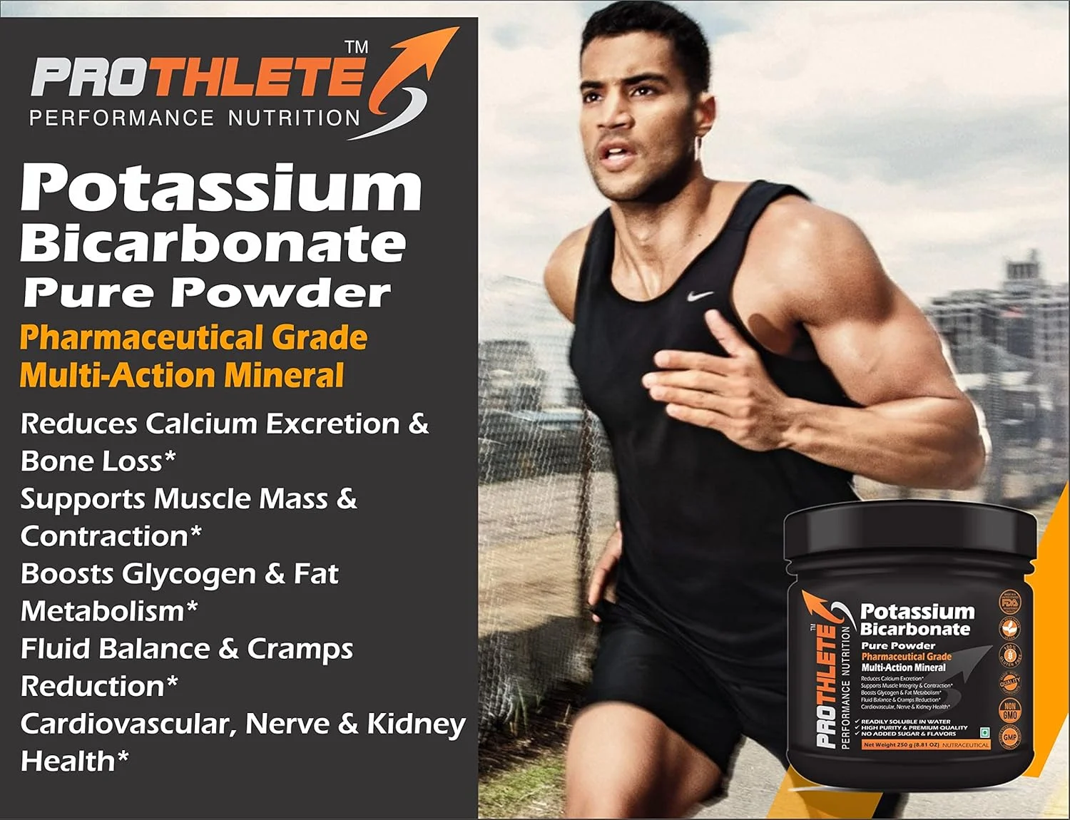 پودر خالص پتاسیم بی کربنات، درجه دارویی USP، تعادل الکترولیت، سلامت عصب و عضله، وگان و غیر تراریخته (250 گرم / 8.81 اونس) (بسته 1 عددی)