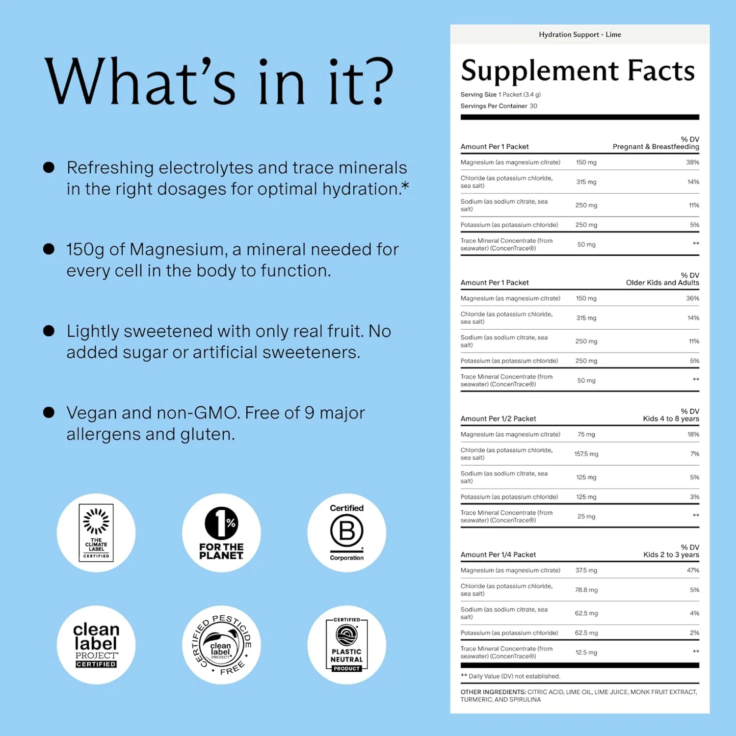 نوشیدنی پشتیبان آبرسانی - برای دوران بارداری، پیش از زایمان، الکترولیت ها + مواد معدنی کمیاب - پشتیبانی از شیردهی - منیزیم، کلرید، سدیم، پتاسیم، کنسانتره مواد معدنی کمیاب (لیمو) نوشیدنی پشتیبان آبرسانی - برای دوران بارداری، پیش از زایمان، الکترولیت ها + مواد معدنی کمیاب - پشتیبانی از شیردهی - منیزیم، کلرید، سدیم، پتاسیم، کنسانتره مواد معدنی کمیاب (لیمو)