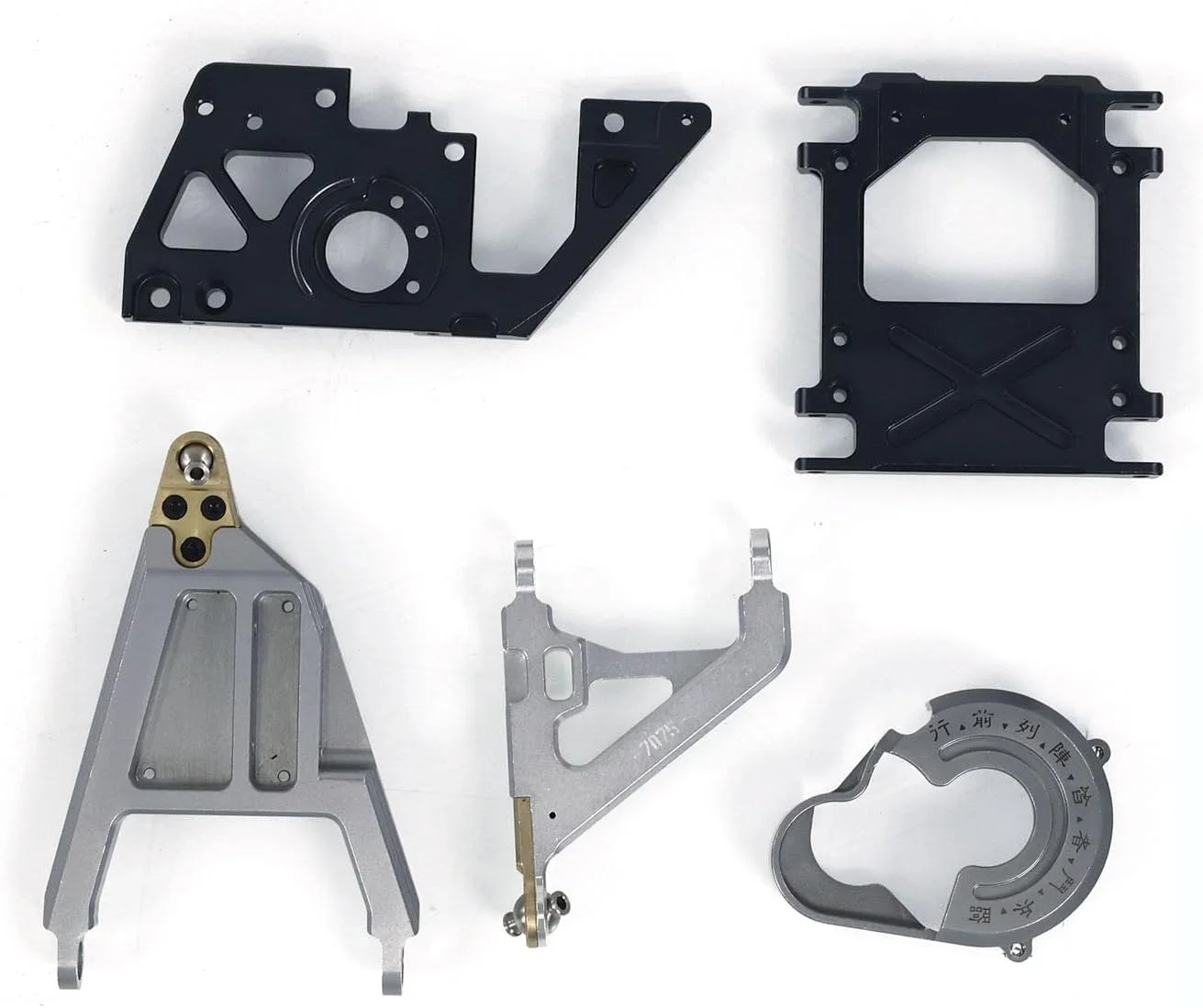 مدل ماشین خزنده آرسی کاپو 1/8 4X4، مونتاژ نشده و رنگ نشده برای مدل خودروهای مسابقه ای U4 Queen CD1582X RC با گیربکس 2 سرعته و چراغ