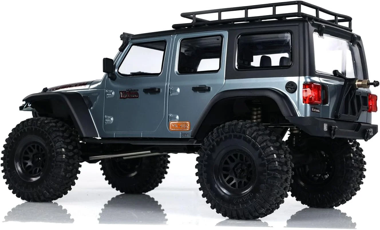 ماشین صخره نورد کنترلی مدل YIKONG YK4082 V3، مقیاس 1/8، 4x4، 4WD، سیستم روشنایی، مناسب برای سرگرمی (خاکستری)