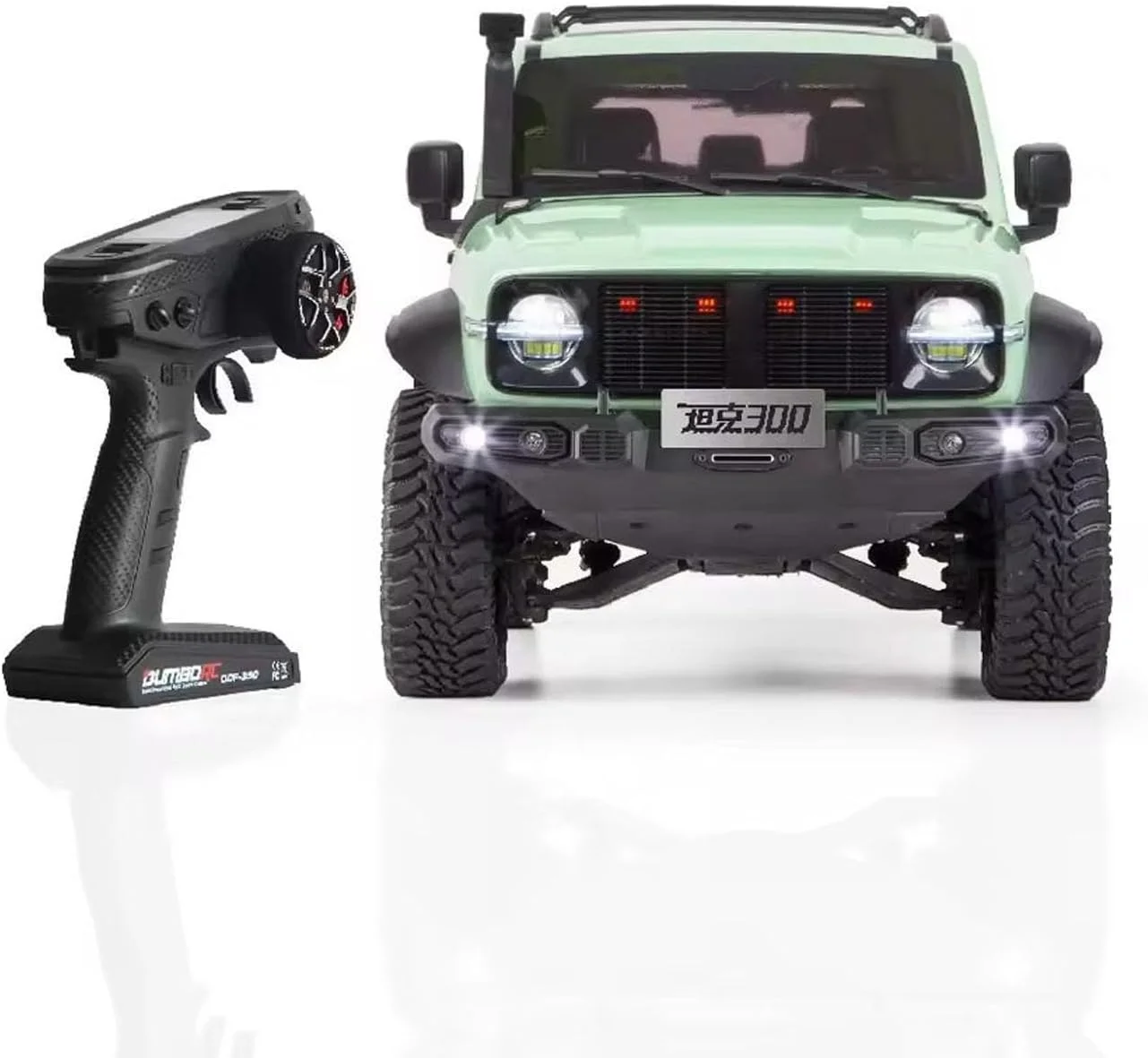 مدل ماشین کنترلی صخره نورد Traction Hobby Tank300 مقیاس 1/8، محور فلزی، کمک فنرهای قابل تنظیم، مناسب برای سرگرمی