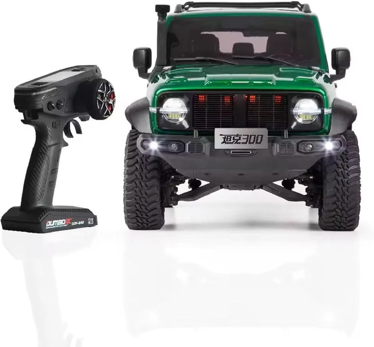 مدل ماشین کنترلی صخره نورد تانک 300 مقیاس 1/8، سیستم فرمان فلزی، سروو 23 کیلوگرمی، مناسب برای سرگرمی بزرگسالان