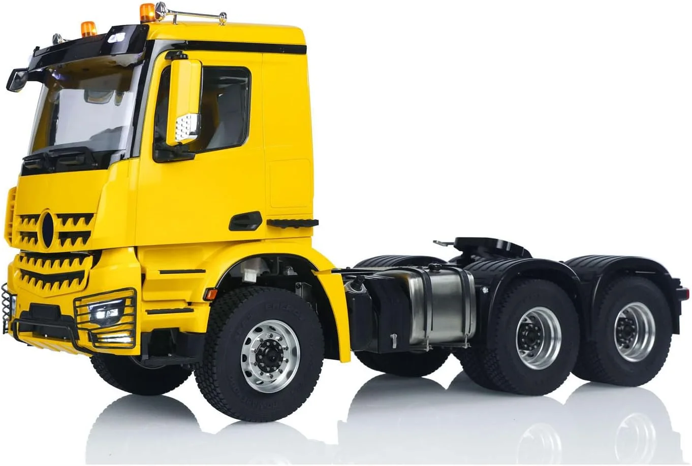 تراکتور کنترلی مدل B3363 مقیاس 1/14، شاسی فلزی، بدون قفل دیفرانسیل، گیربکس 2 سرعته، مدل کامیون 6 چرخ محرک، مناسب برای سرگرمی بزرگسالان