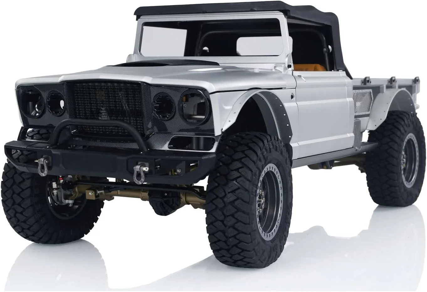 کیت مدل ماشین خزنده کنترلی از راه دور 4WD M715، مقیاس 1/8، مناسب برای سرگرمی بزرگسالان