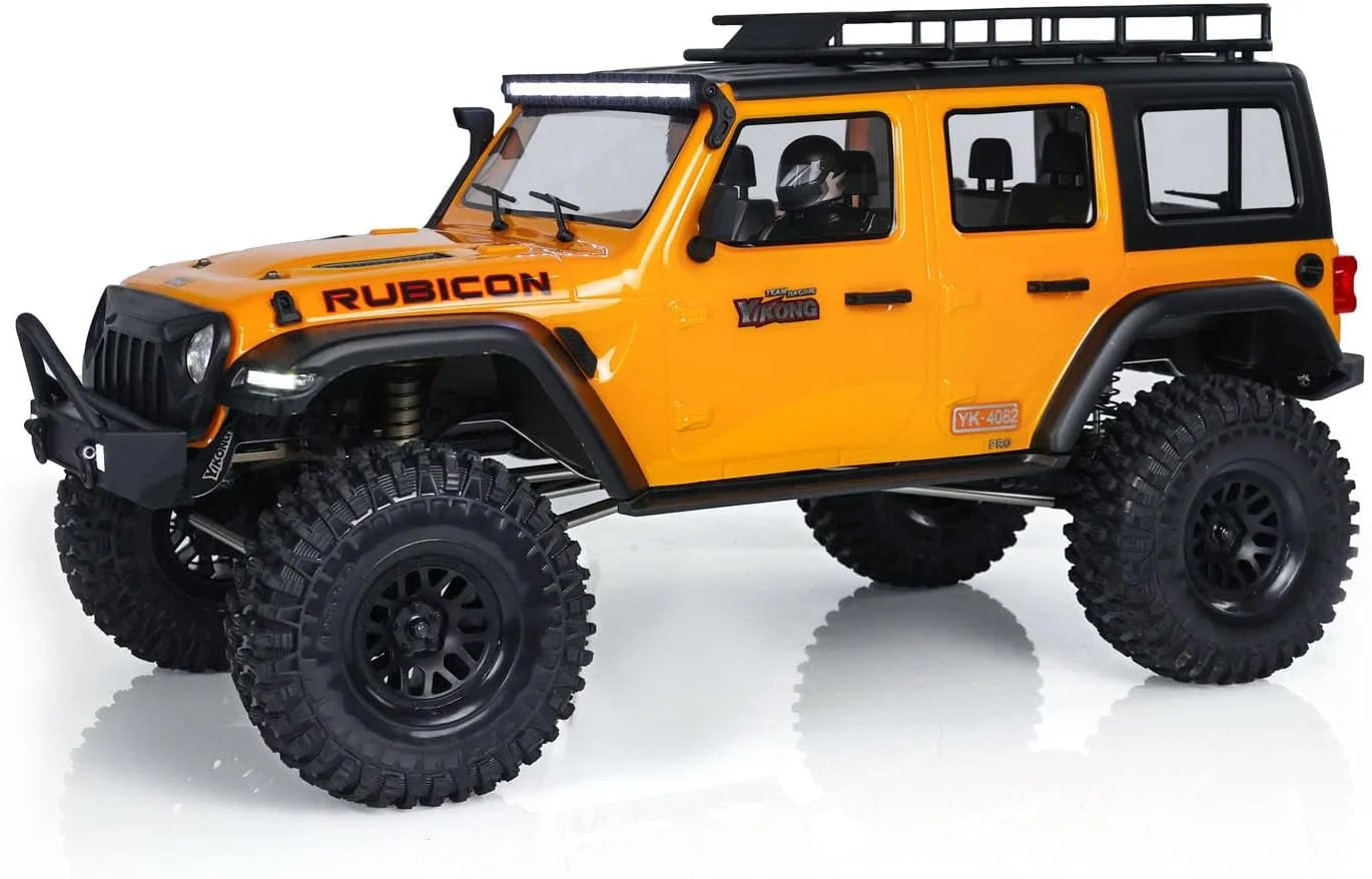 ماشین کنترلی صخره نورد YIKONG YK4082 V3 مقیاس 1/8، سیستم روشنایی، مدل حرفه ای