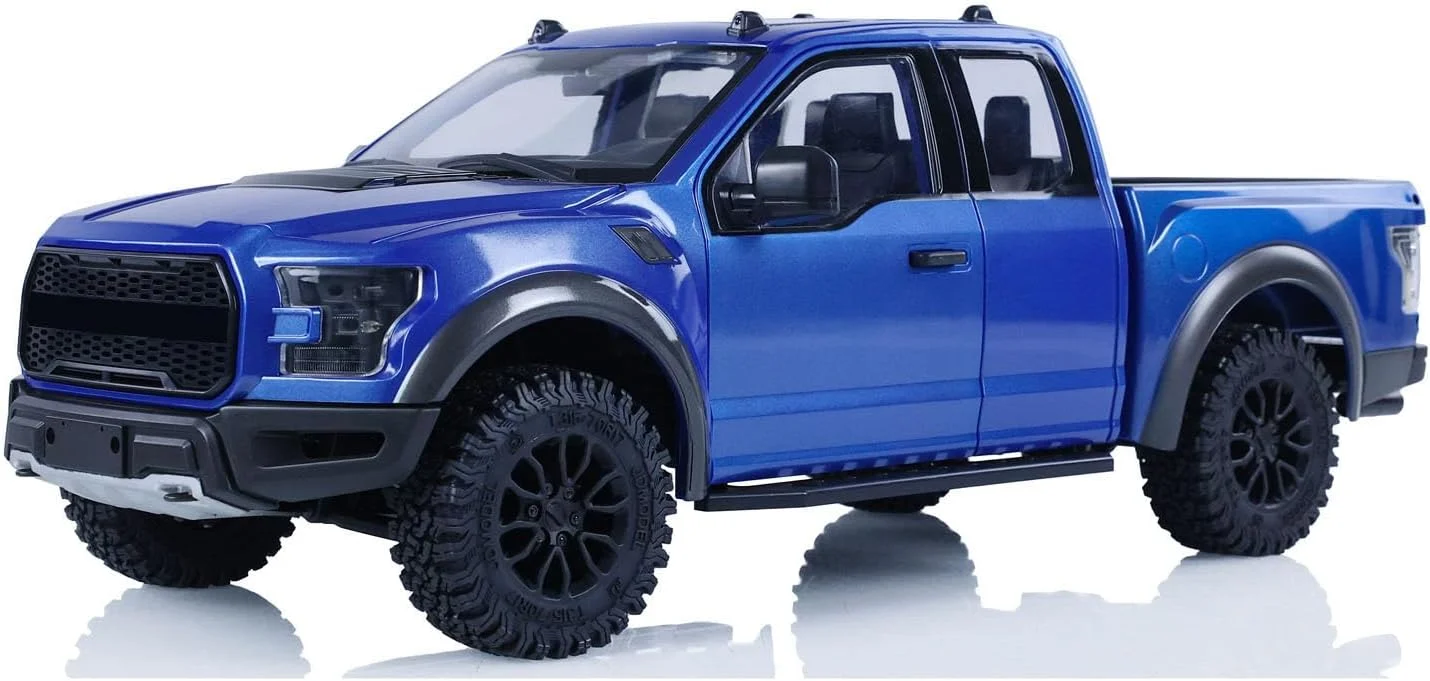 ماشین کنترلی از راه دور مدل F150، مقیاس 1:10، مناسب مسیرهای ناهموار، به همراه موتور، سروو، سیستم نور و صدا