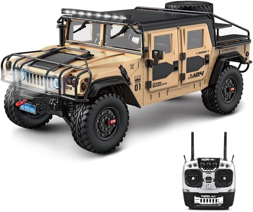 خودروی آفرود آرسی 4x4 مدل HG P415A Pro Pick-up در مقیاس 1:10 با سیستم نور و صدا، موتور، سروو، واحد دود و مدل حرفه ای