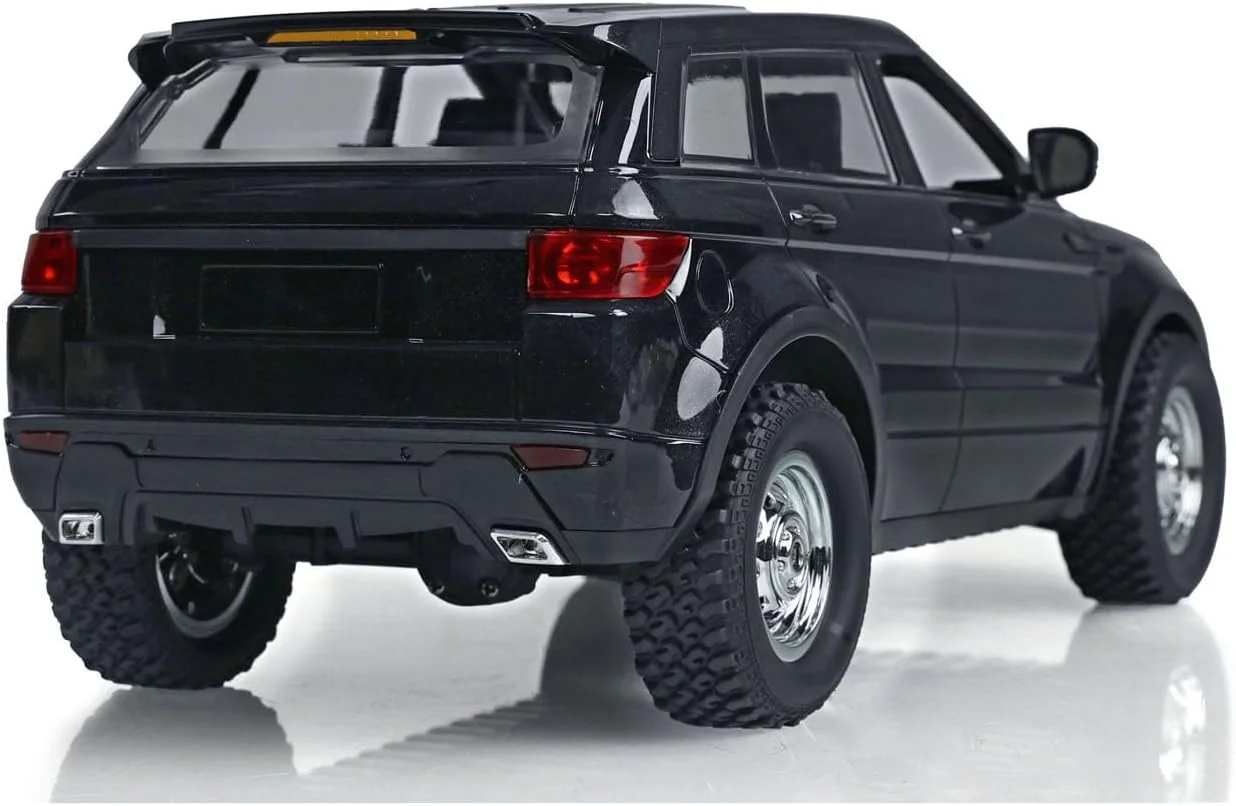 ماشین آرسی خزنده 4X4 با مقیاس 1/14، کنترل بی‌سیم، مدل خودروهای آفرود LDRC LD1299 موتور سروو ESC (مشکی)