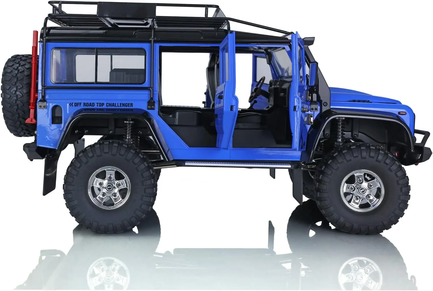 ماشین خزنده کنترلی از راه دور HG 1/10 4x4، خودروی صخره نوردی آفرود P411 با کنترل رادیویی، سروو، ESC، گیربکس 2 سرعته و موتور براش خورده برای سرگرمی