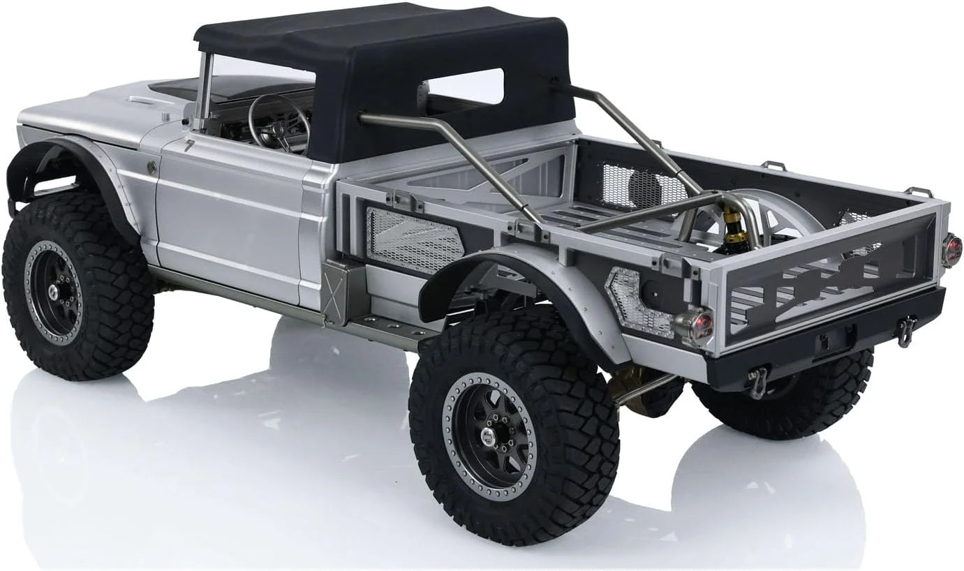 مدل کامیون صخره نورد فلزی آرسی TWOLF M715، مقیاس 1/8، دارای صدا، نور و واحد دود