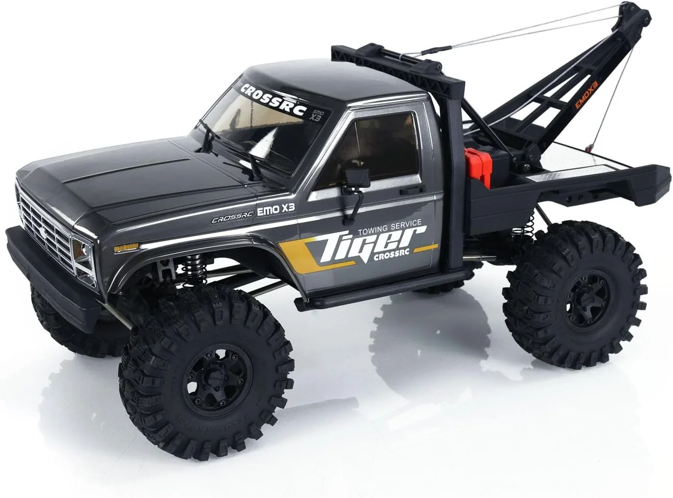 ماشین آرسی امداد و نجات 4WD 1/8 4X4 مدل CorssRC Emo X3 دو سرعته با قفل دیفرانسیل و موتور براش