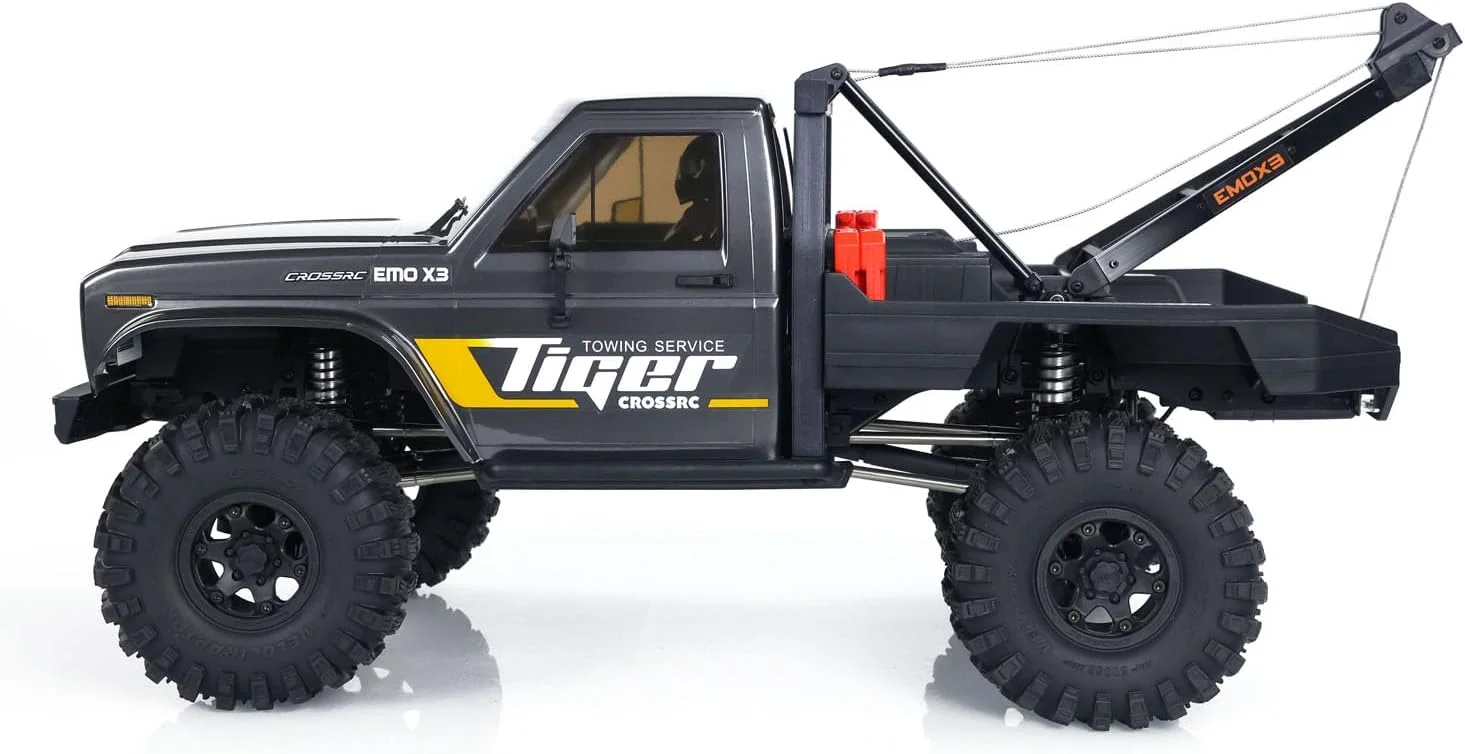 ماشین آرسی امداد و نجات 4WD 1/8 4X4 مدل CorssRC Emo X3 دو سرعته با قفل دیفرانسیل و موتور براش