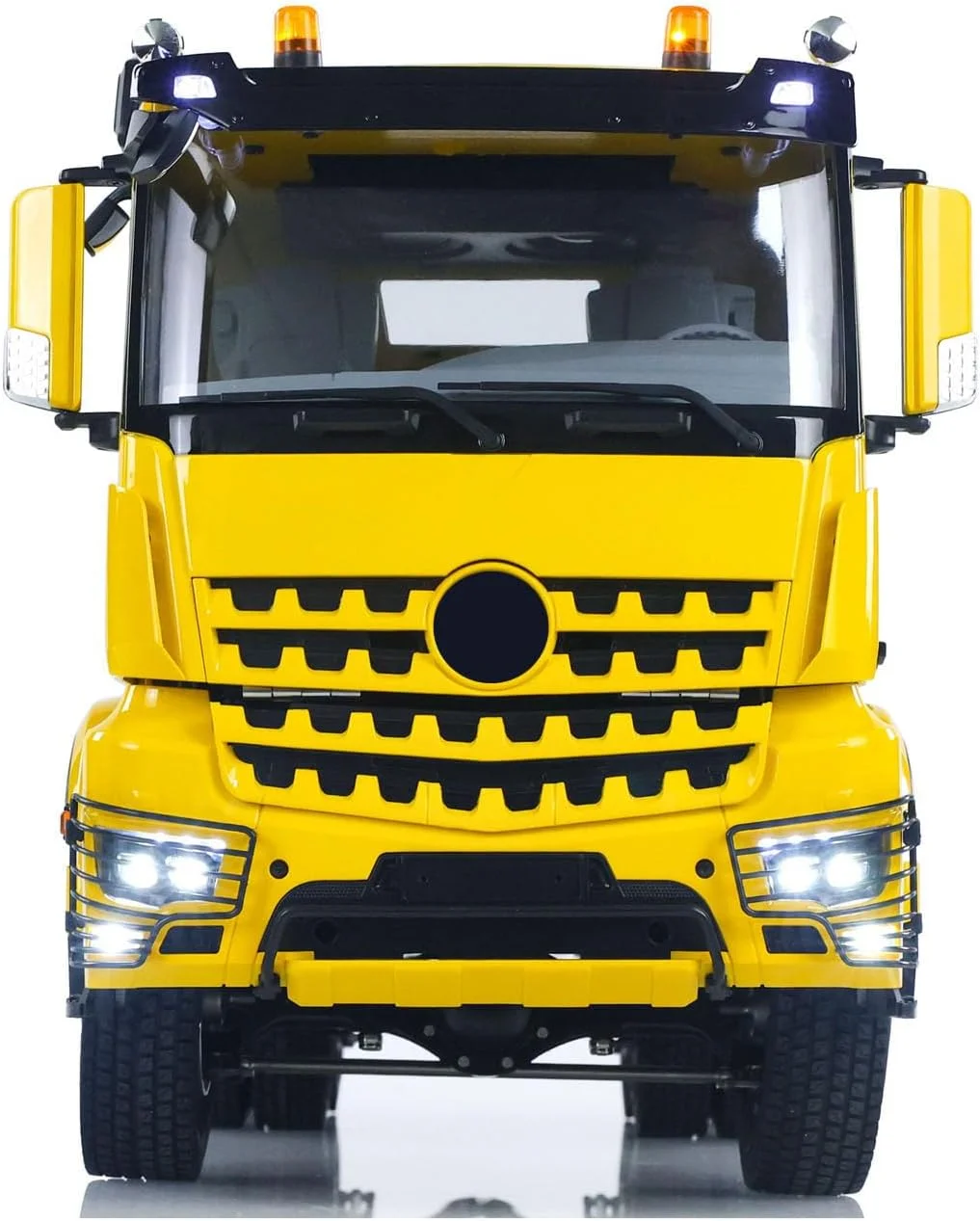 مدل کامیون آرسی کنترلی 3363، تراکتور کنترلی رادیویی مقیاس 1/14، مدل کامیون 6x6 بدون قفل دیفرانسیل، دو سرعته، رادیو 10 کانال، موتور براش، مدل درجه سرگرمی