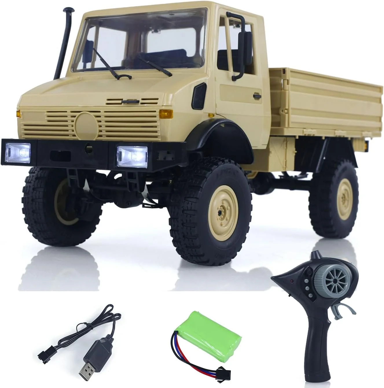 ماشین کنترلی آفرود خزنده LDRC P06 مقیاس 1/12، ماشین صخره نوردی با سرعت خطی 4×2، سرعت 15 کیلومتر بر ساعت، شارژ USB، آماده حرکت