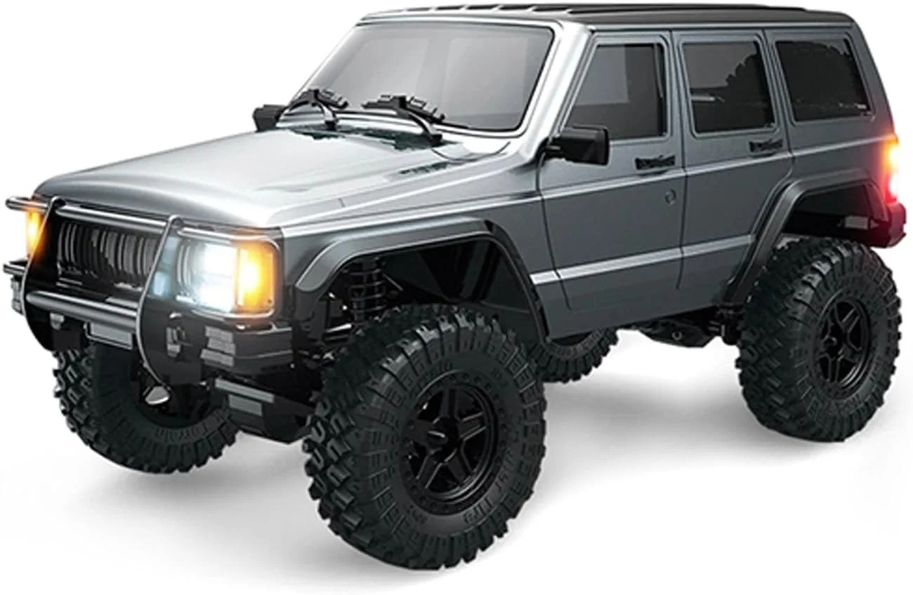 ماشین صخره نورد کنترلی 4WD مقیاس 1/18 مدل 8562 RC، مناسب تمام سطوح، دارای موتور 3 سرعته، سیستم نور و باتری