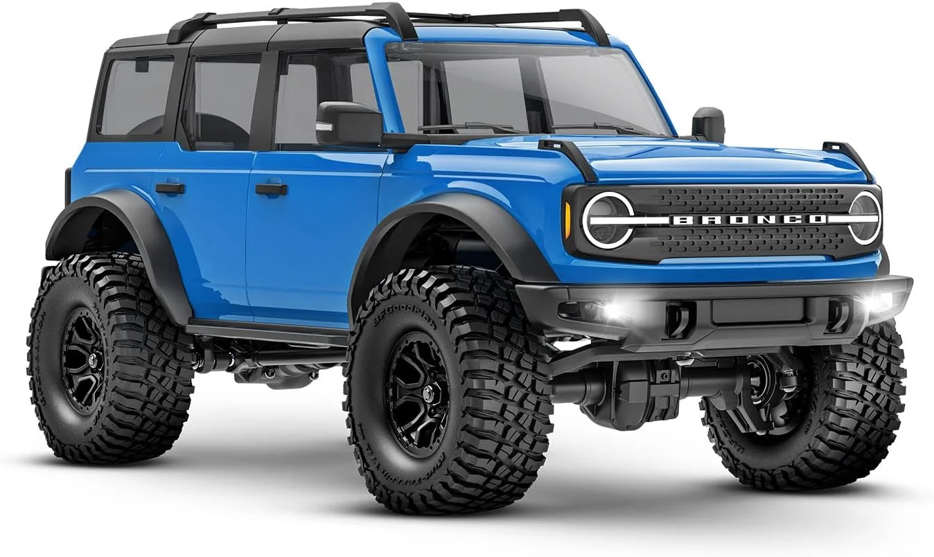 Traxxas TRX97074-1BLUE TRX-4m فورد برونکو 4x4، آبی، RTR شامل باتری/شارژر