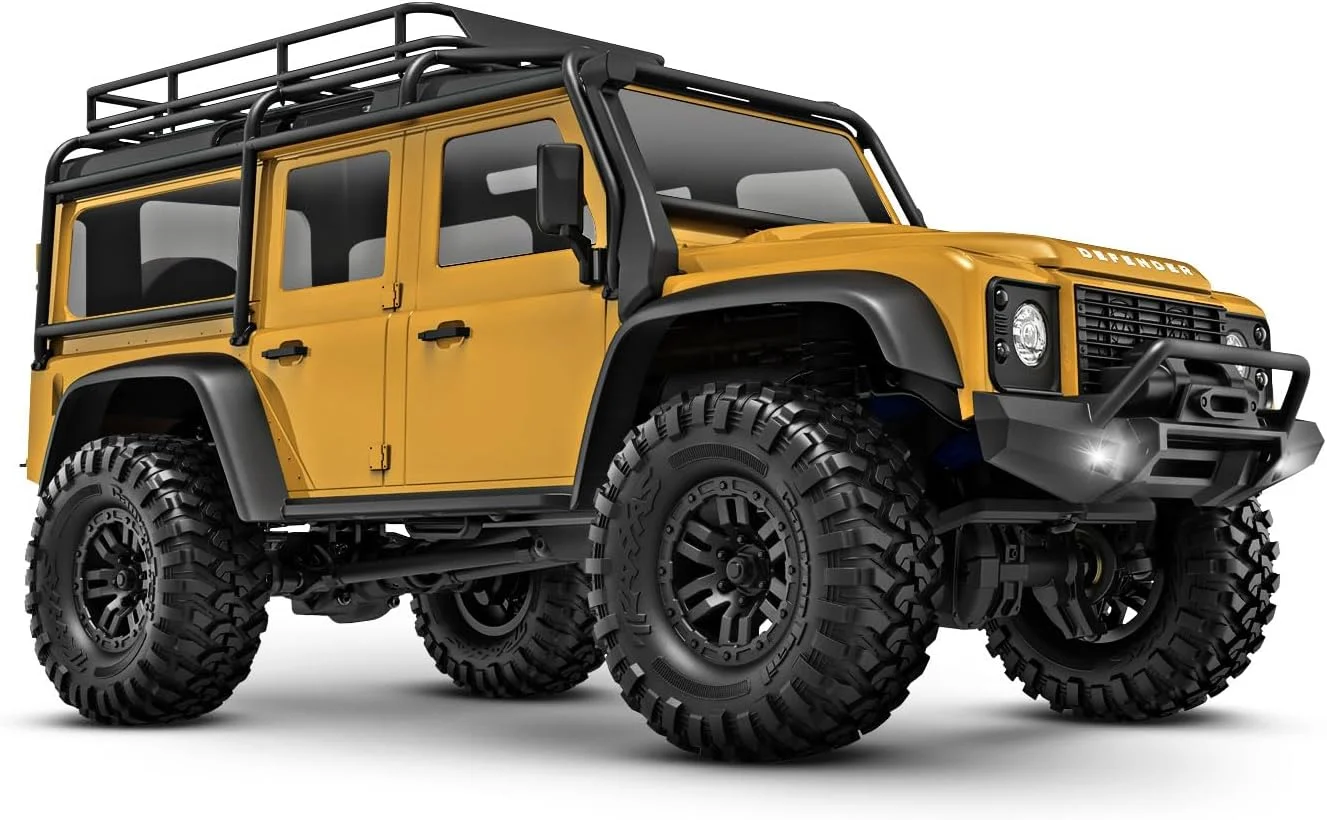ماشین کنترلی Traxxas TRX-4M مقیاس 1/18 مدل Land Rover Defender 4WD Trail Tan
