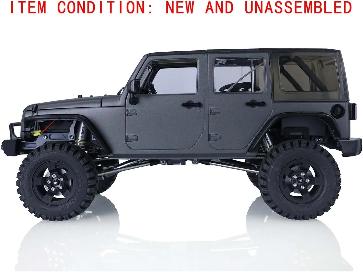 کیت ماشین آرسی خزنده کاپو CUB2 JK مقیاس 1/18، شاسی فلزی، گیربکس 2 سرعته و دیفرانسیل مناسب برای سرگرمی