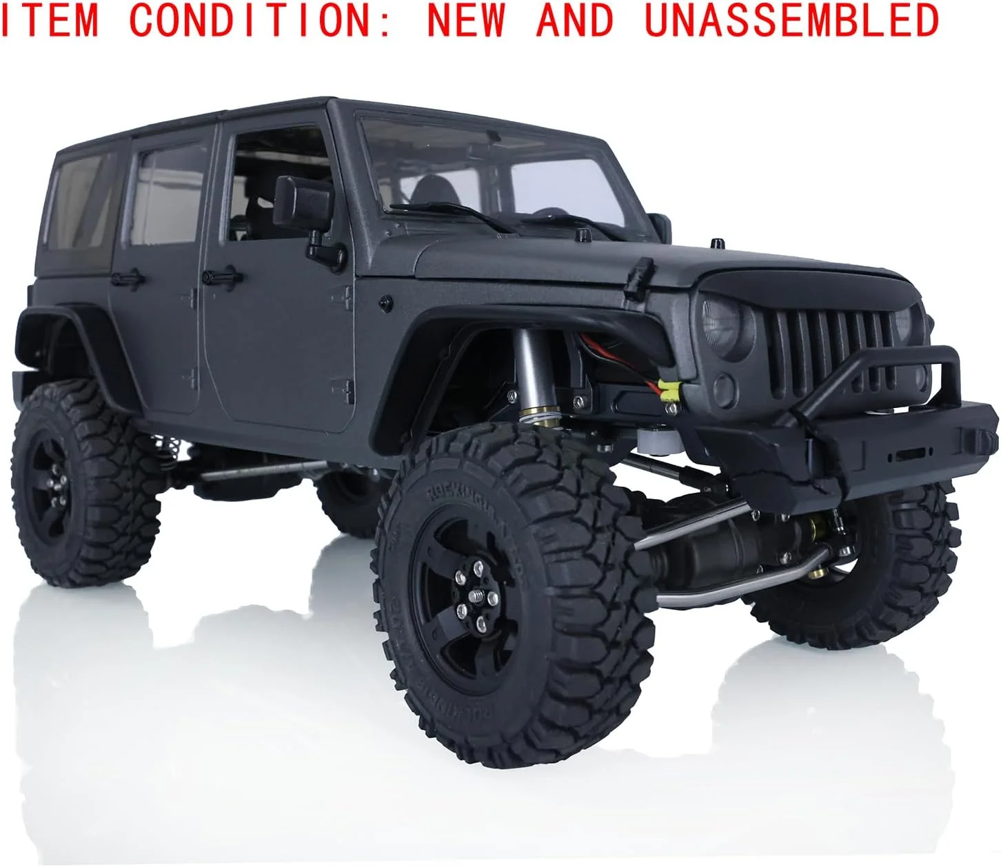 کیت ماشین آرسی خزنده کاپو CUB2 JK مقیاس 1/18، شاسی فلزی، گیربکس 2 سرعته و دیفرانسیل مناسب برای سرگرمی