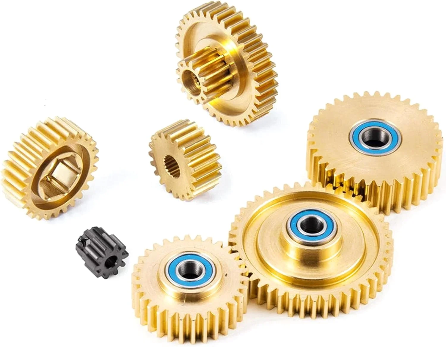 مجموعه چرخ دنده جعبه دنده مسابقه ای ماشین آرسی 1/14 مناسب برای تریلر تراکتور تامیا 1/14 قطعات ارتقاء ماشین آرسی