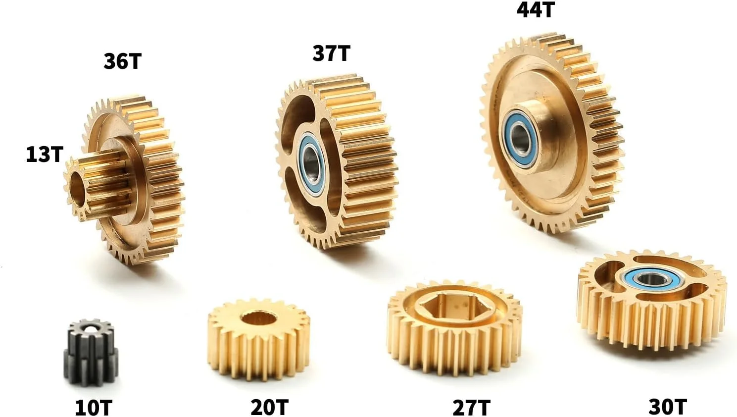 مجموعه چرخ دنده جعبه دنده مسابقه ای ماشین آرسی 1/14 مناسب برای تریلر تراکتور تامیا 1/14 قطعات ارتقاء ماشین آرسی