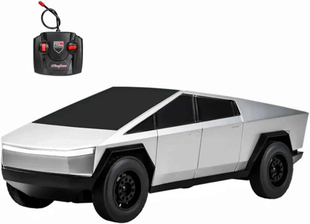 مدل سایبرتراک (سفید پلیس) 27HZ مقیاس 1:14 با کنترل از راه دور، دارای چراغ های جلو و عقب، مناسب بازی کودکان در محیط های داخلی و خارجی، هدیه تولد برای کودکان (سفید)