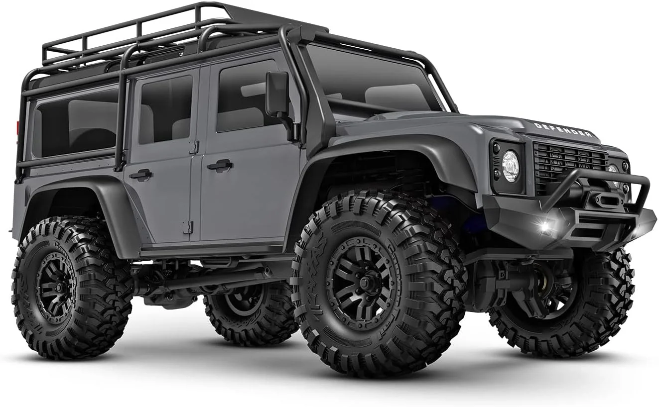 ماشین کنترلی مقیاس 1/18 Traxxas TRX-4M LD Land Rover Defender نقره ای به همراه باتری/شارژر 4WD RTR