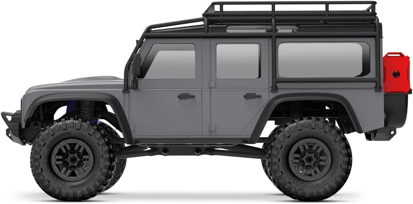 ماشین کنترلی مقیاس 1/18 Traxxas TRX-4M LD Land Rover Defender نقره ای به همراه باتری/شارژر 4WD RTR