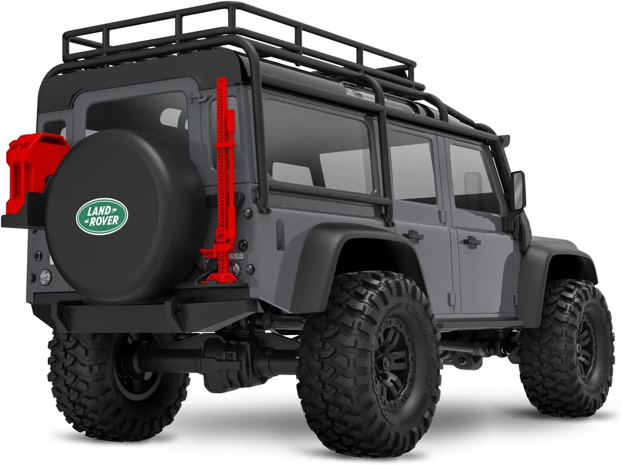 ماشین کنترلی مقیاس 1/18 Traxxas TRX-4M LD Land Rover Defender نقره ای به همراه باتری/شارژر 4WD RTR