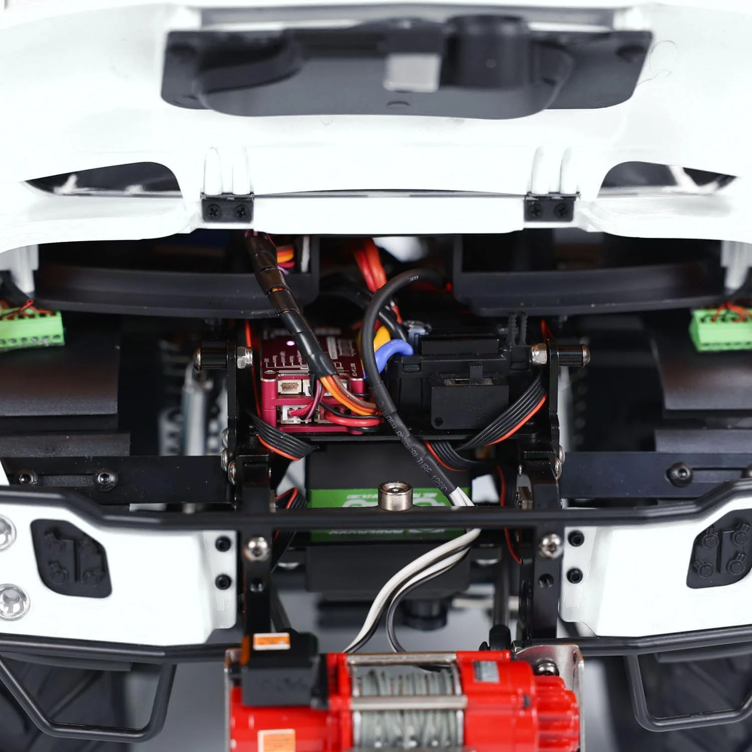 خودروی آفرود RC دو سرعته 4WD مقیاس 1:10 مدل UNI U423 4X4 با کنترل رادیویی، مدل ماشین خزنده صخره نور صدا قفل دیفرانسیل مناسب فضای باز