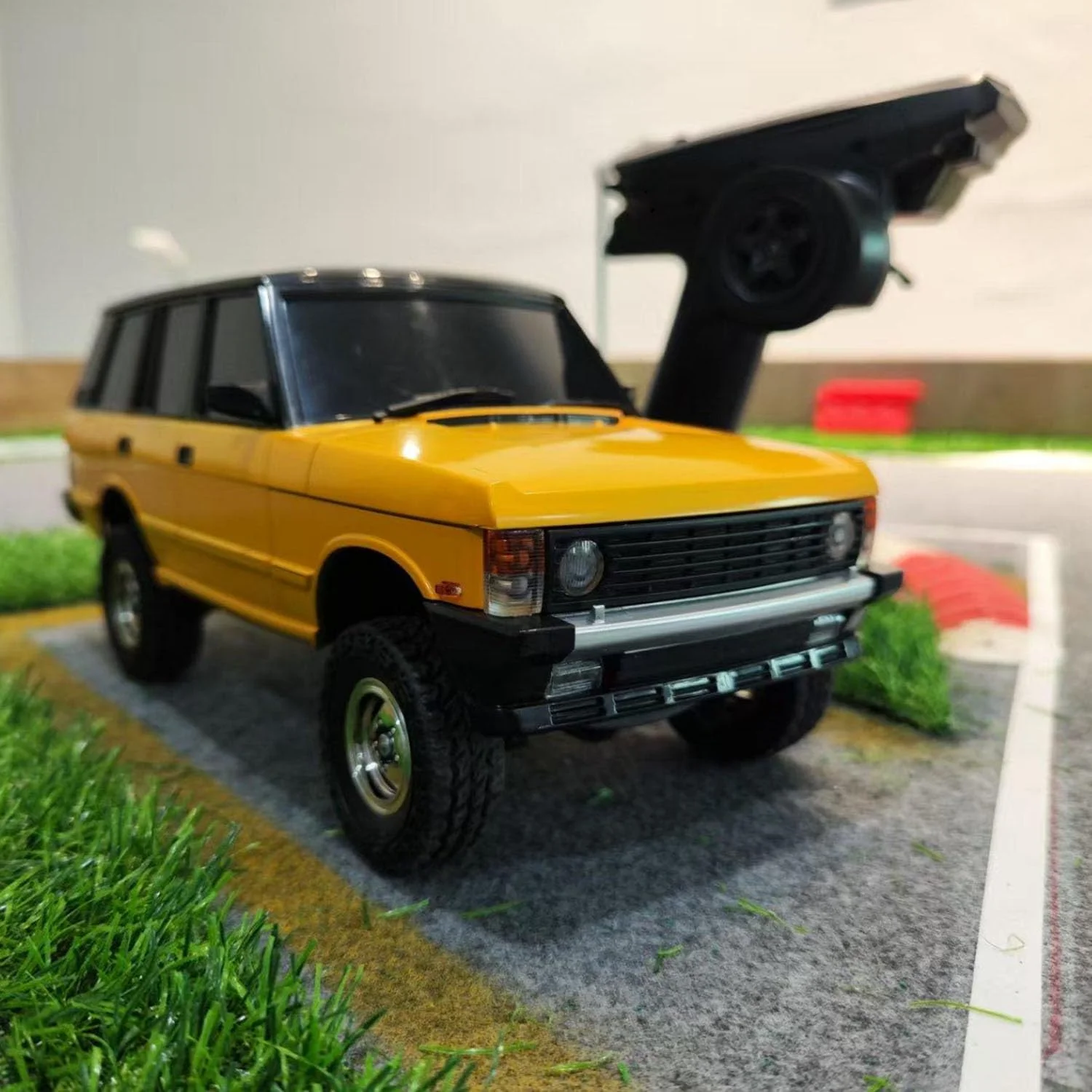 ماشین صخره نورد کنترلی توکان آرسی هابی مدل LDRC LD18401 با مقیاس 1/18، سیستم 4WD، موتور براش، ESC و سروو RTR مناسب فضای باز