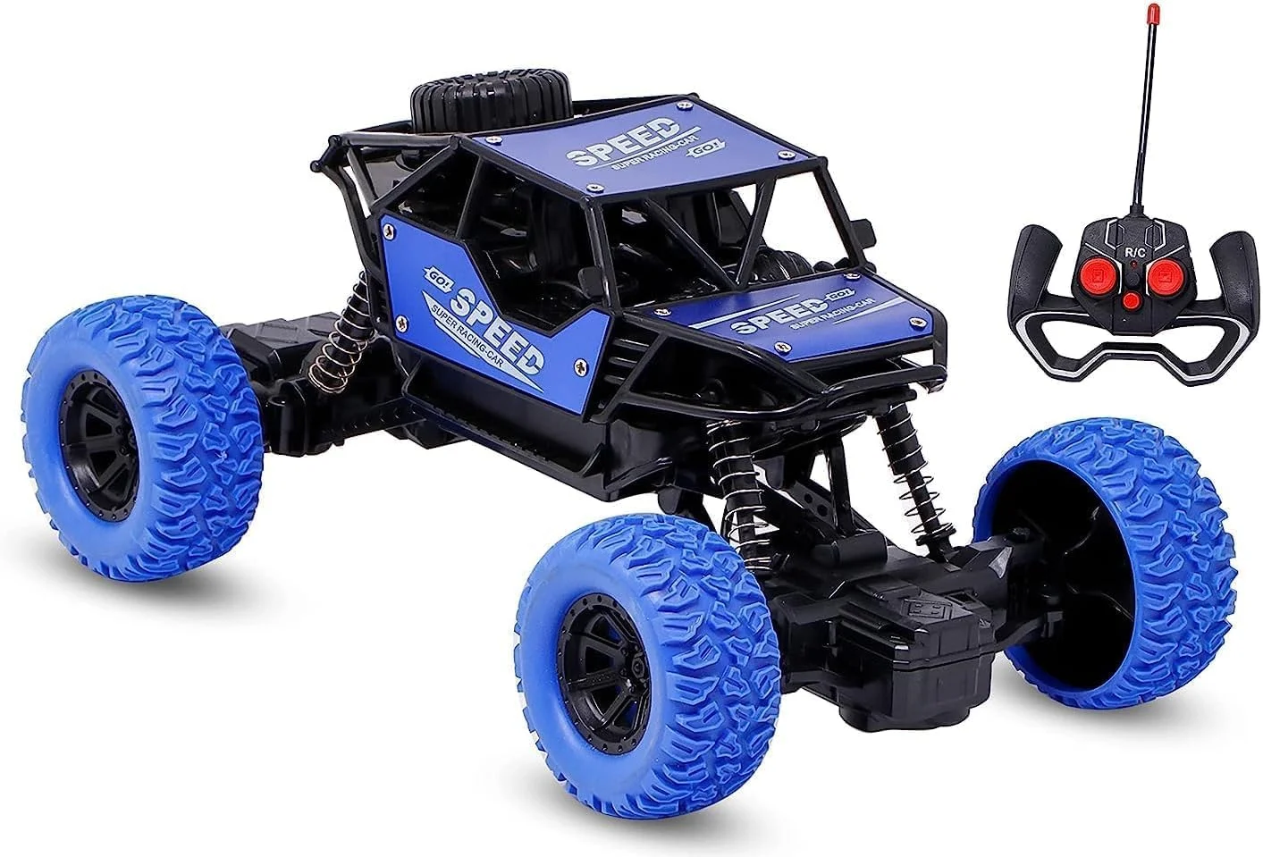 ماشین کنترلی آفرود صخره نورد SGTT PRO مدل Monster Truck 4x4 مناسب اسباب بازی پسرانه (آبی)
