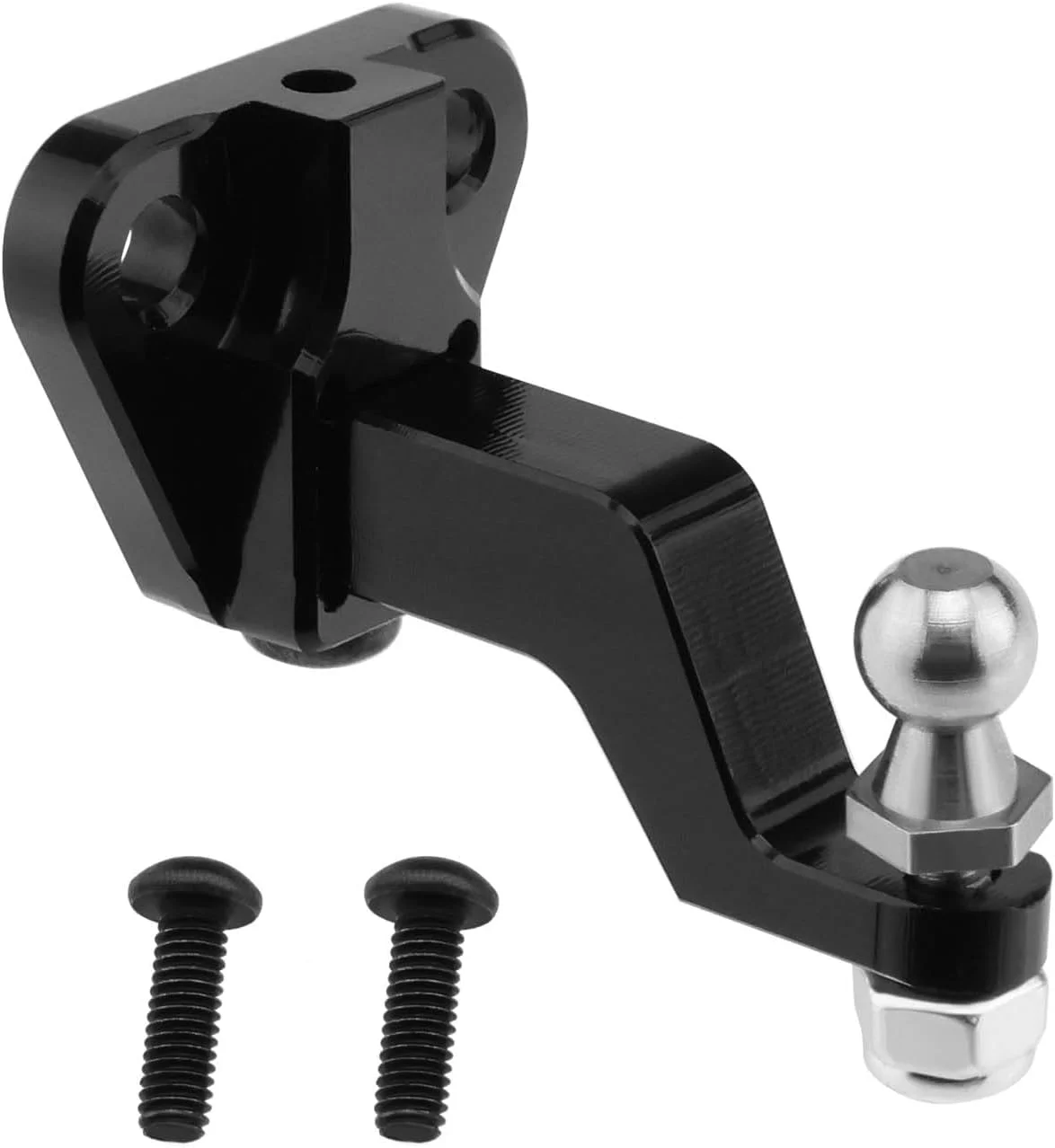 یک ست قلاب زنجیر یدک کش آلومینیومی سازگار با TRX4M سازگار با TRX4-M 1/18 Defender RC تریلر، اتصال کشویی خزنده برای ارتقاء ماشین RC