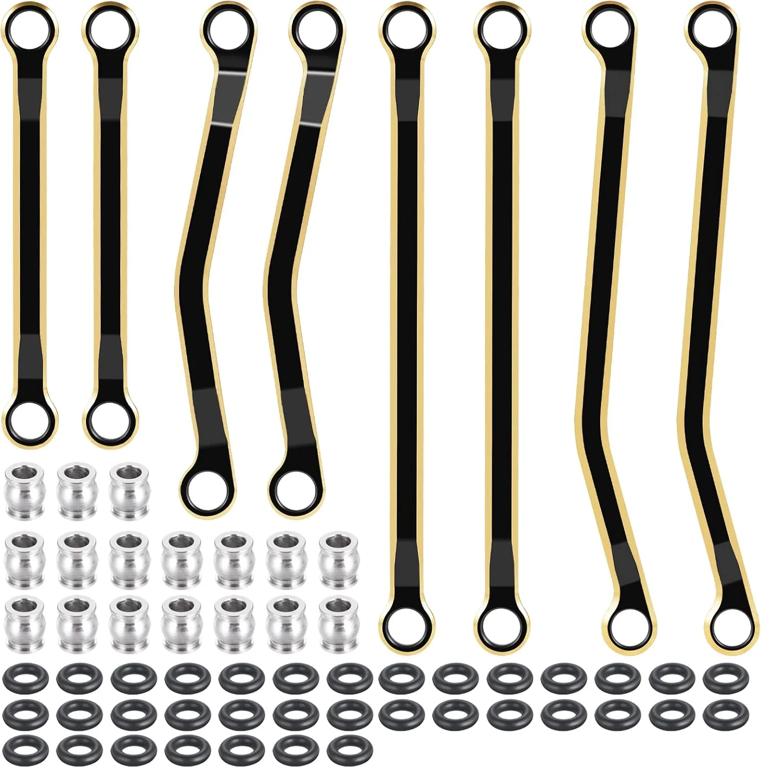 مجموعه میله رابط شاسی با ارتفاع بالا از جنس فلز برای 1/18 RC خزنده Tra-xxas TRX4-M-K10 Bronco Defender، قطعات ارتقاء