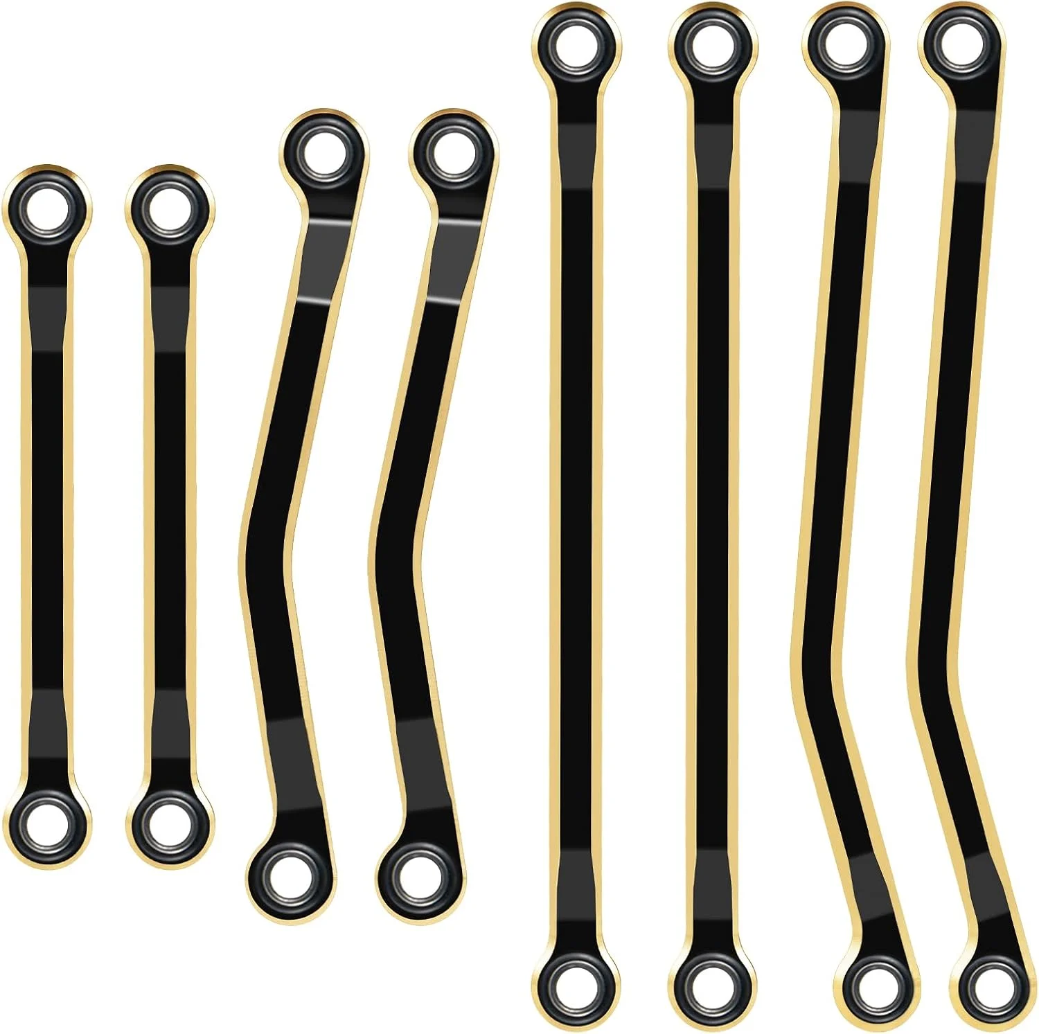 مجموعه میله رابط شاسی با ارتفاع بالا از جنس فلز برای 1/18 RC خزنده Tra-xxas TRX4-M-K10 Bronco Defender، قطعات ارتقاء