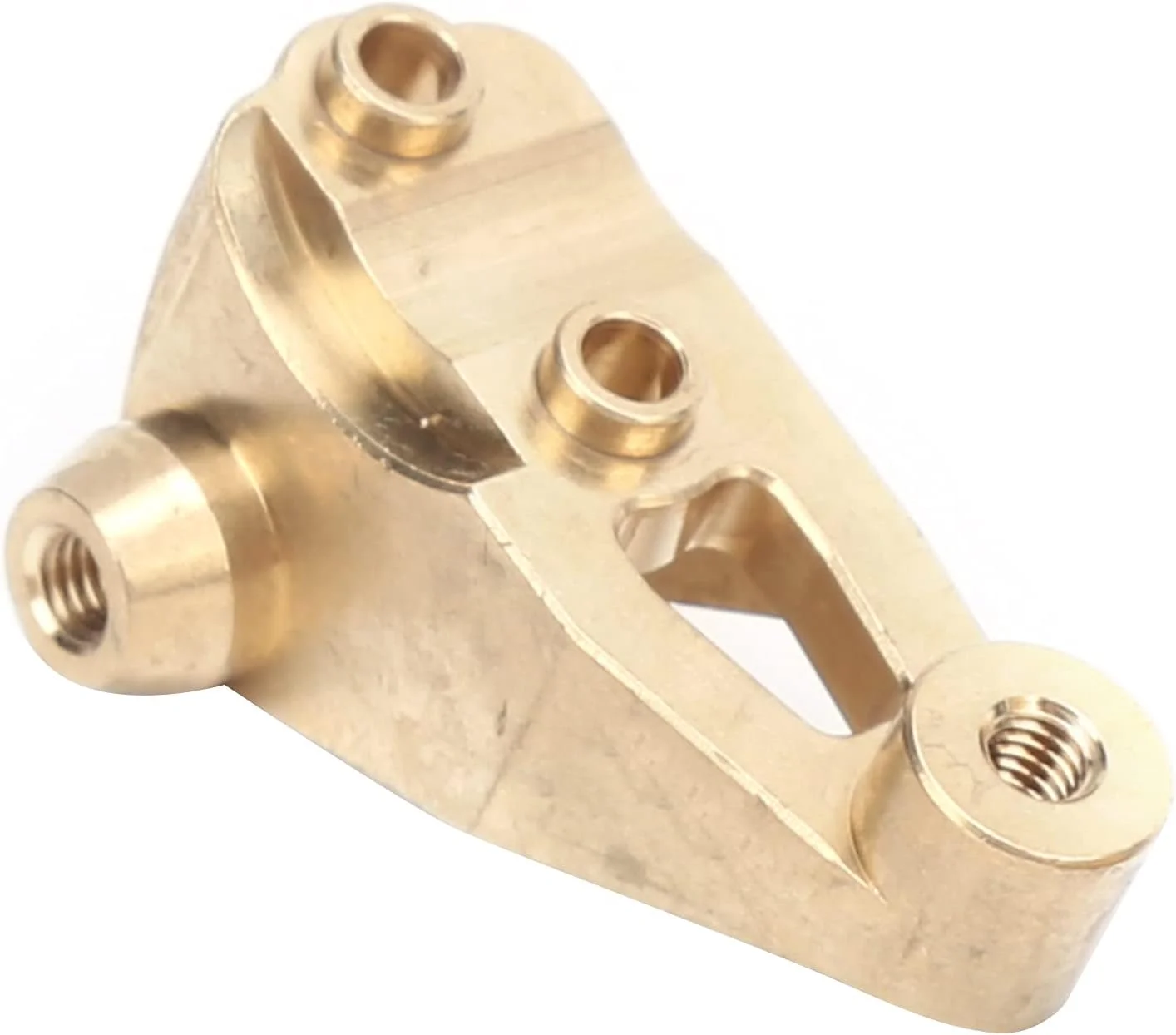 اتصالات برنجی RC، پایه سیستم تعلیق، مجموعه پایه محور برنجی RC ماشین، پایه کمک فنر پایین محور جلو و عقب برای قطعات جایگزین ارتقاء خزنده