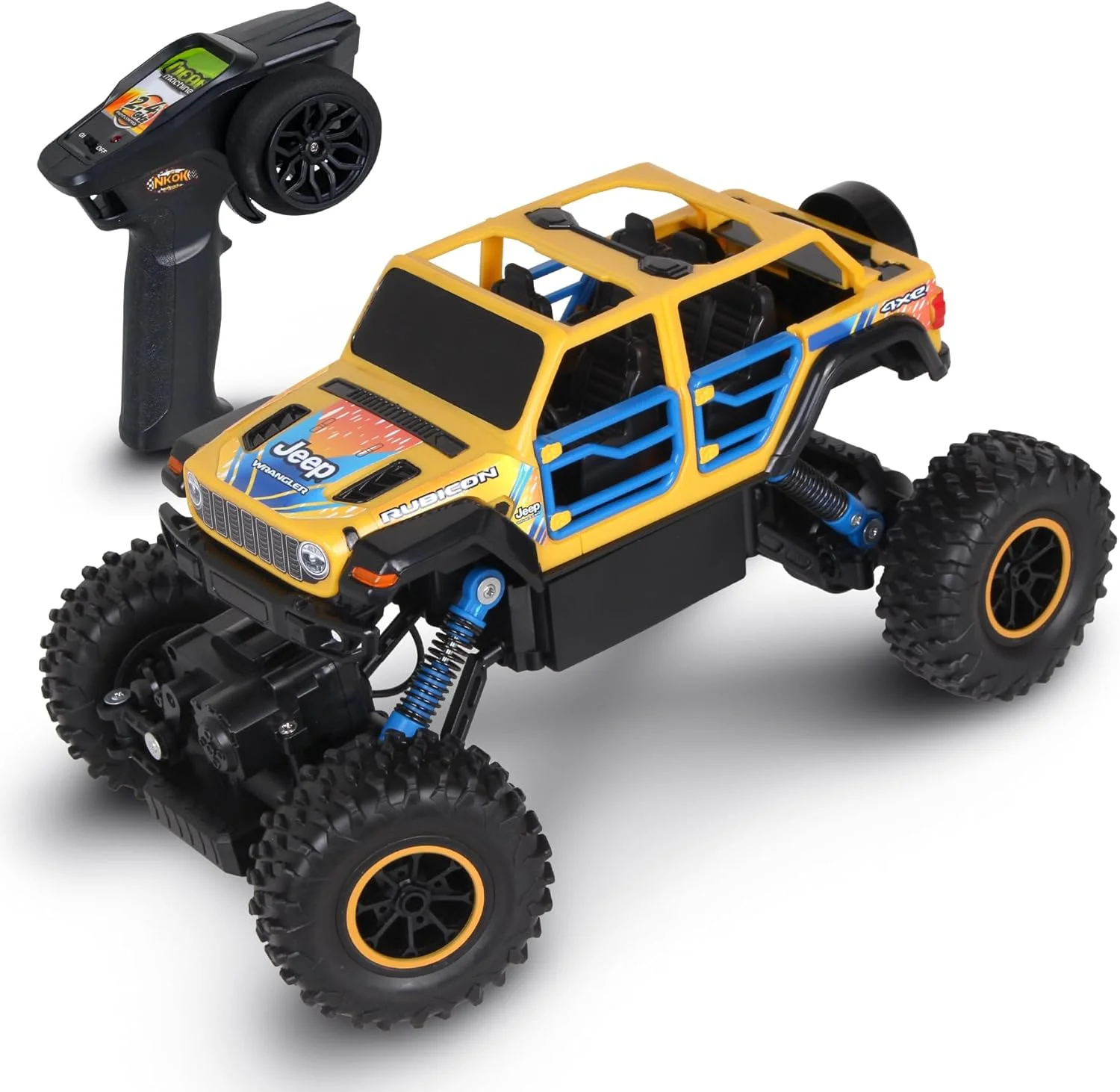 ماشین صخره نورد جیپ رانگلر روبیکان 4xe آماده حرکت NKOK