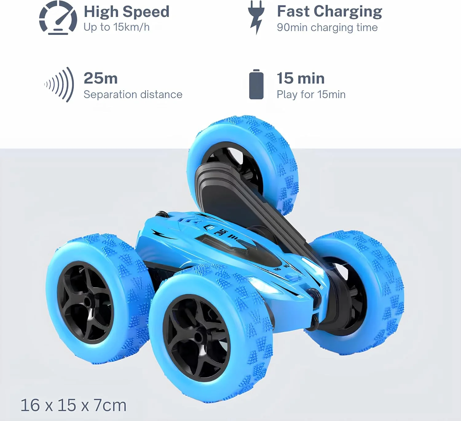 ماشین کنترلی آفرود با قابلیت چرخش 360 درجه - هدیه ای مناسب برای کودکان