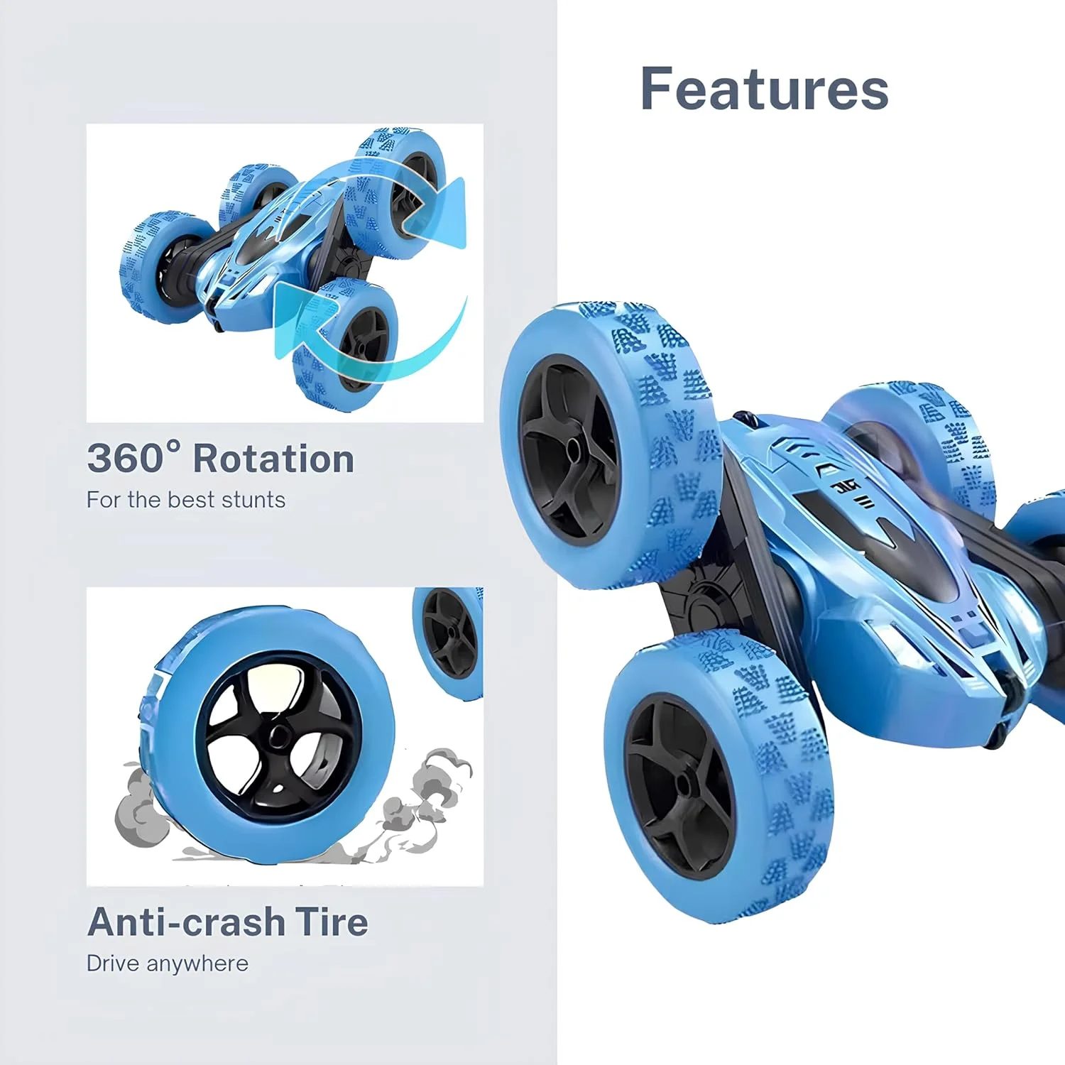 ماشین کنترلی آفرود با قابلیت چرخش 360 درجه - هدیه ای مناسب برای کودکان