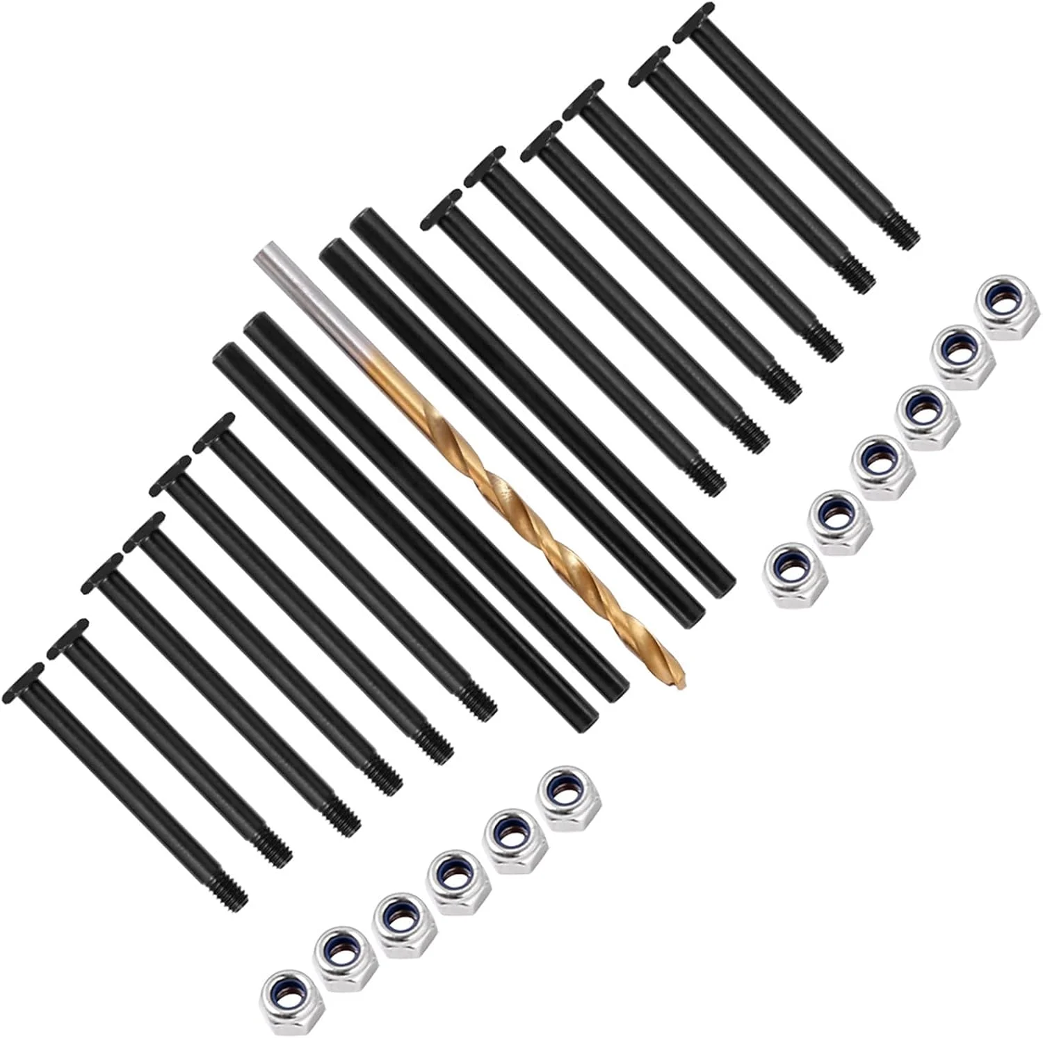 پین های سیستم تعلیق جلو و عقب ماشین مسابقه ای آرسی 1/8 مناسب برای TRAXXAS 1/8 6S MAXX Slash 102076-4 قطعات ارتقاء ماشین آرسی