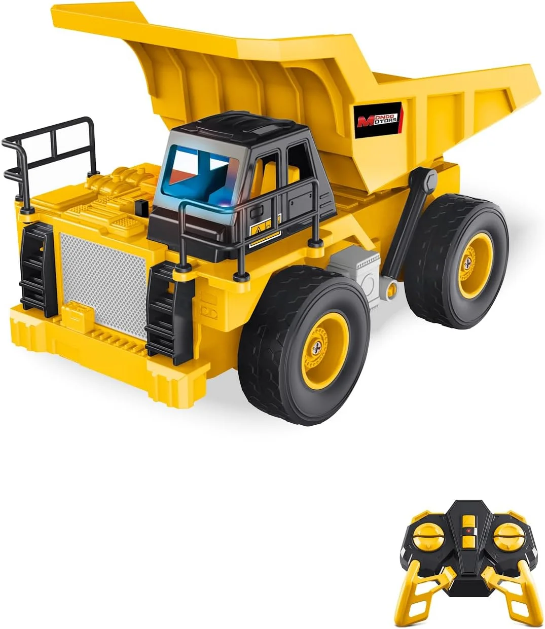 کامیون کمپرسی کنترلی موندو موتورز مقیاس 1:24 به همراه بسته باتری قابل شارژ و حرکات کنترلی اسباب بازی برای کودکان کد 63849