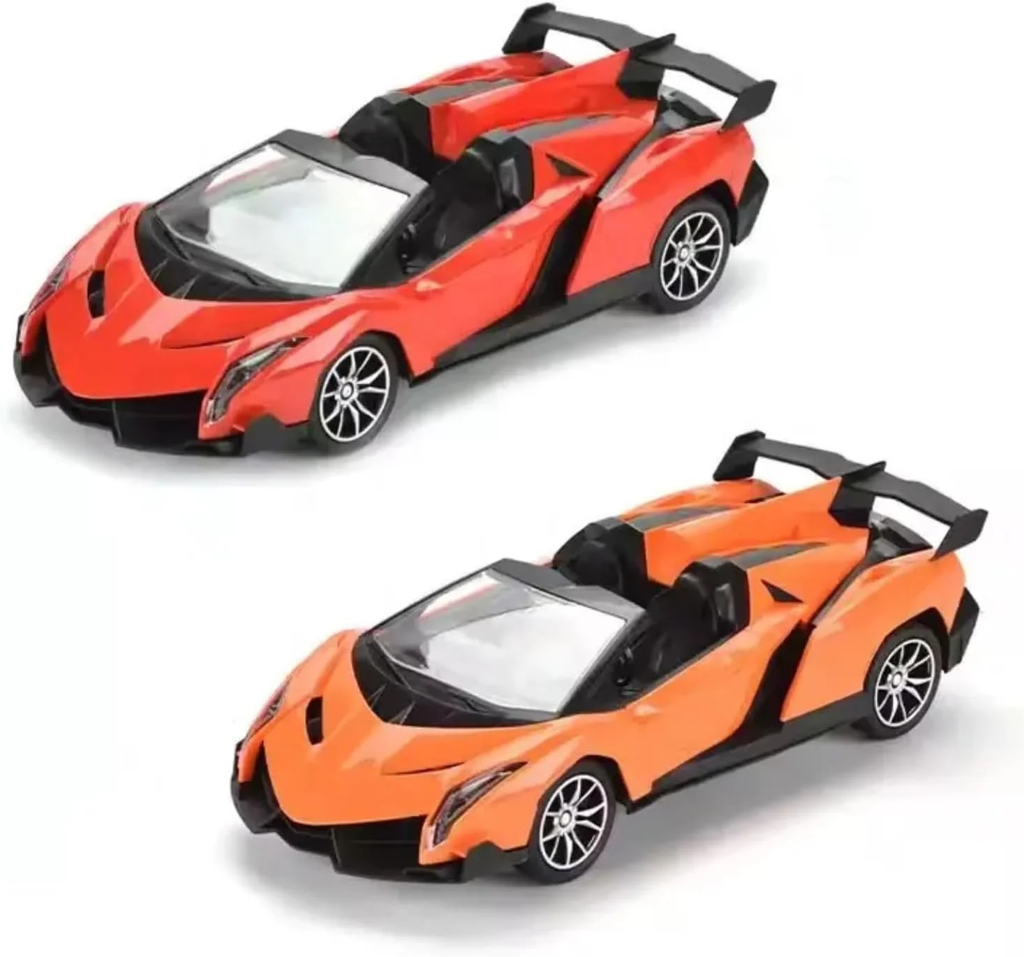 ماشین مسابقه ای سوپر با کنترل از راه دور، ماشین اسباب بازی مسابقه ای ورزشی با سرعت بالا، ماشین های شارژی موتور RC برای کودکان (رنگ مطابق موجودی) (ماشین سوپر RC)