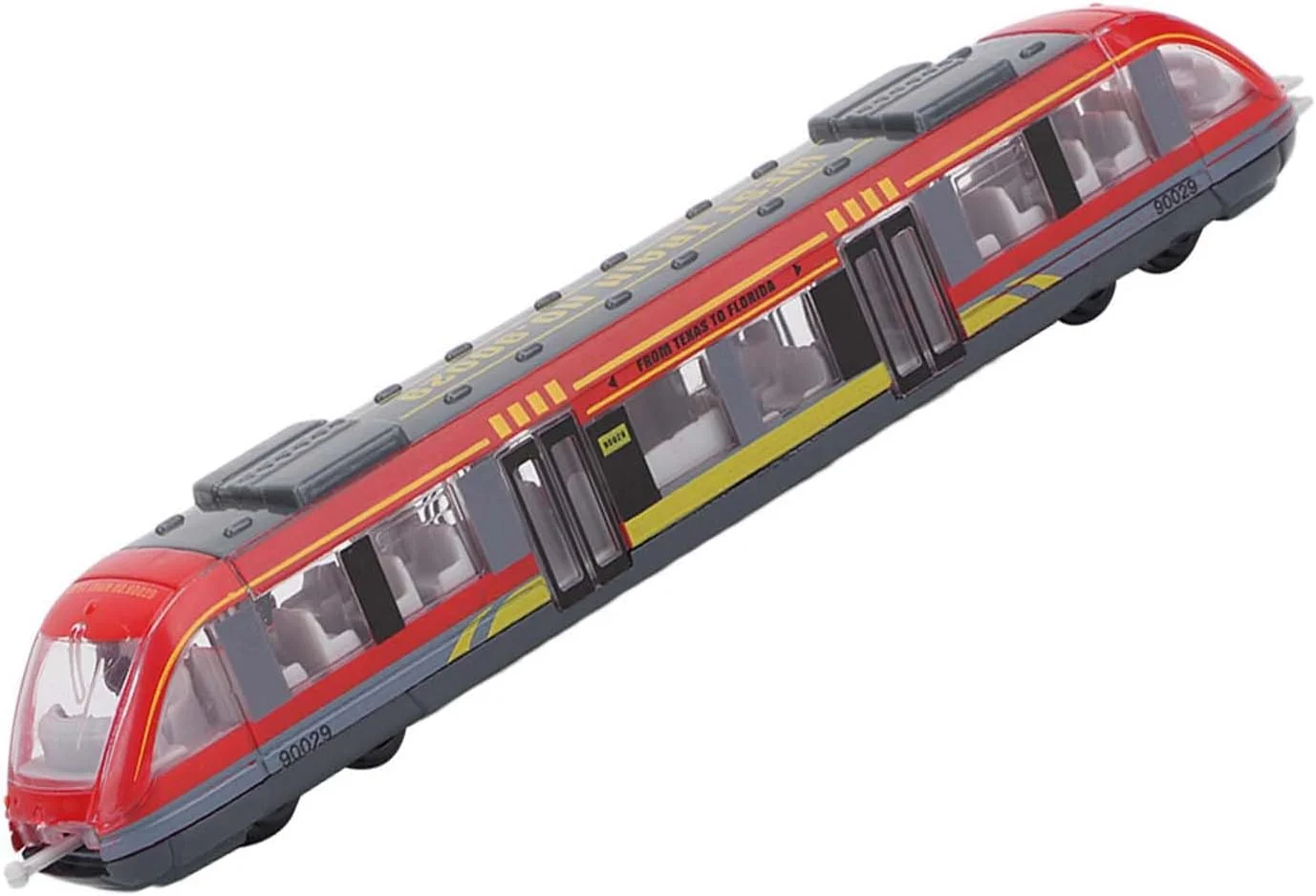 اسباب بازی لکوموتیو پرسرعت Haofy، مجموعه مدل آلیاژی، عقب کشیدنی برای کودکان 3 سال به بالا، سرگرمی قابل حمل برای بازی و یادگیری فعال (قرمز)