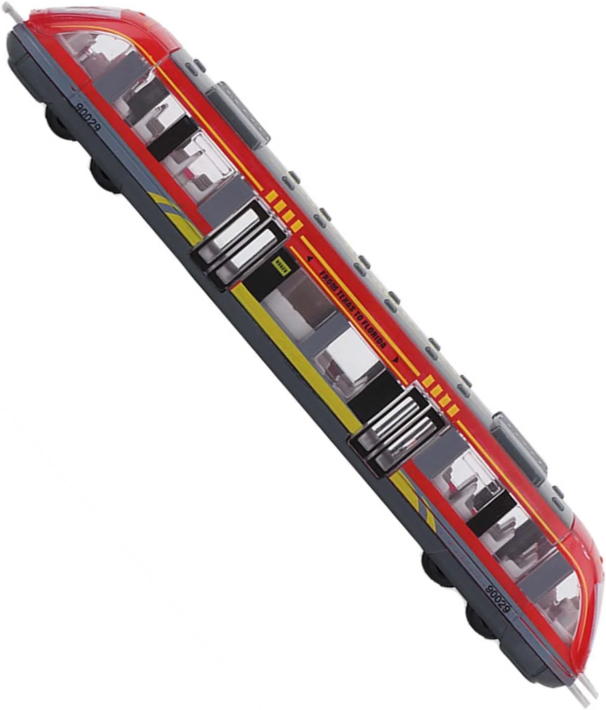 اسباب بازی لکوموتیو پرسرعت Haofy، مجموعه مدل آلیاژی، عقب کشیدنی برای کودکان 3 سال به بالا، سرگرمی قابل حمل برای بازی و یادگیری فعال (قرمز)