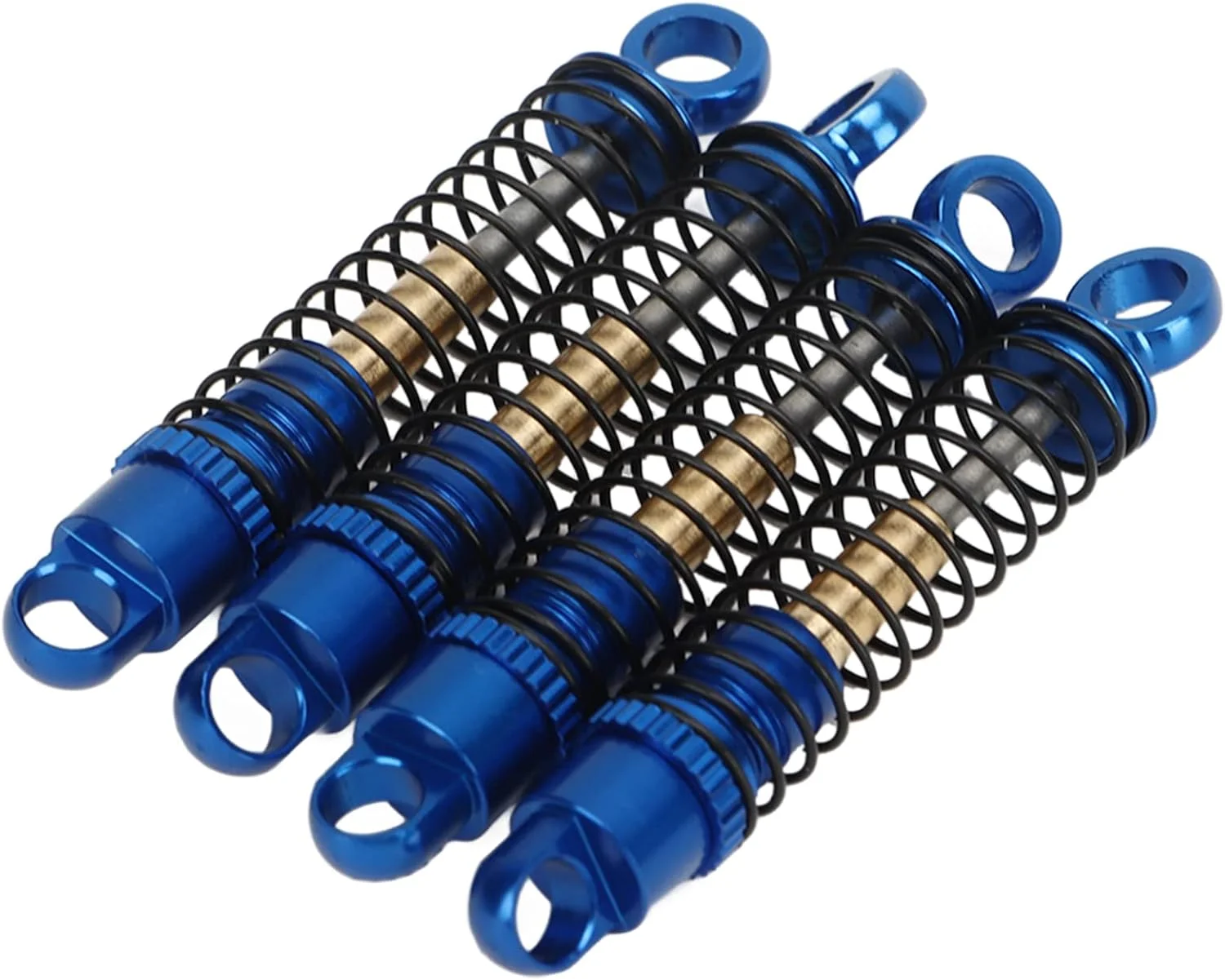 هافی RC، آلیاژ آلومینیومی RC نصب آسان 4 عددی برای کرالر 1/24 (آبی تیره)